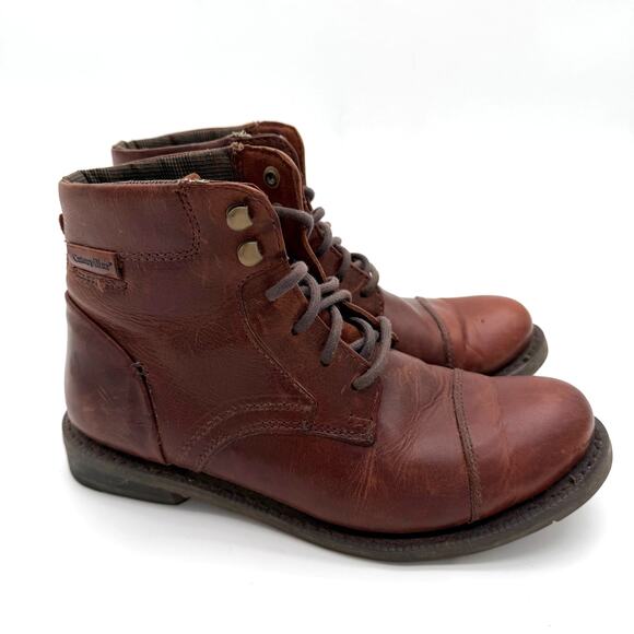 Caterpillar Men\'s Newfound Full Grain Leather Gorpcore Construction Boots 8.5 main image 4